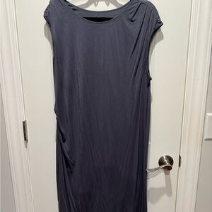 NIC+ZOE Gray Midi Dress Size:XL